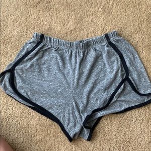 Grey lounge shorts size small